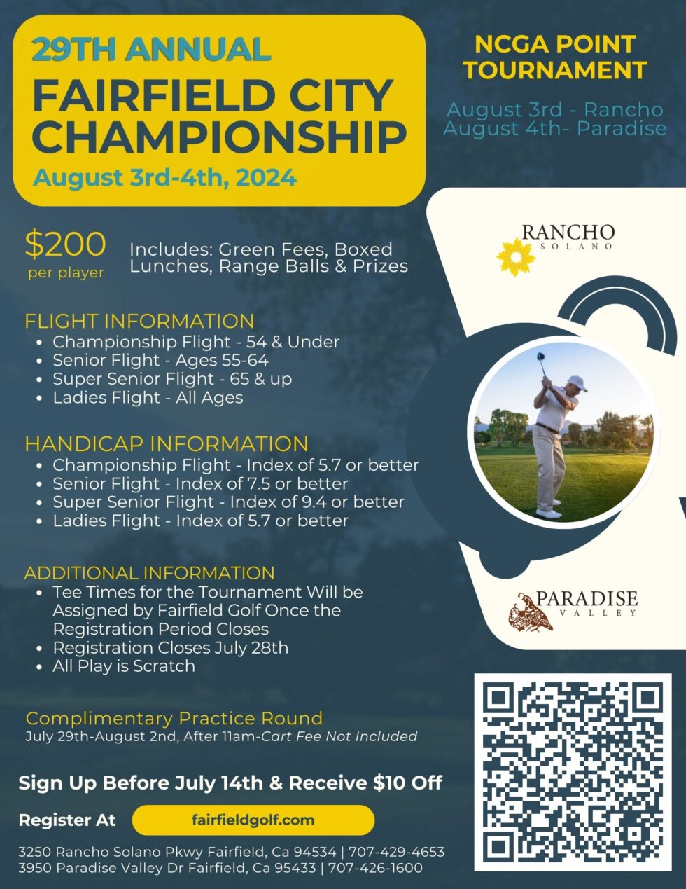 Paradise Valley and Rancho Solano Golf Courses Northern California