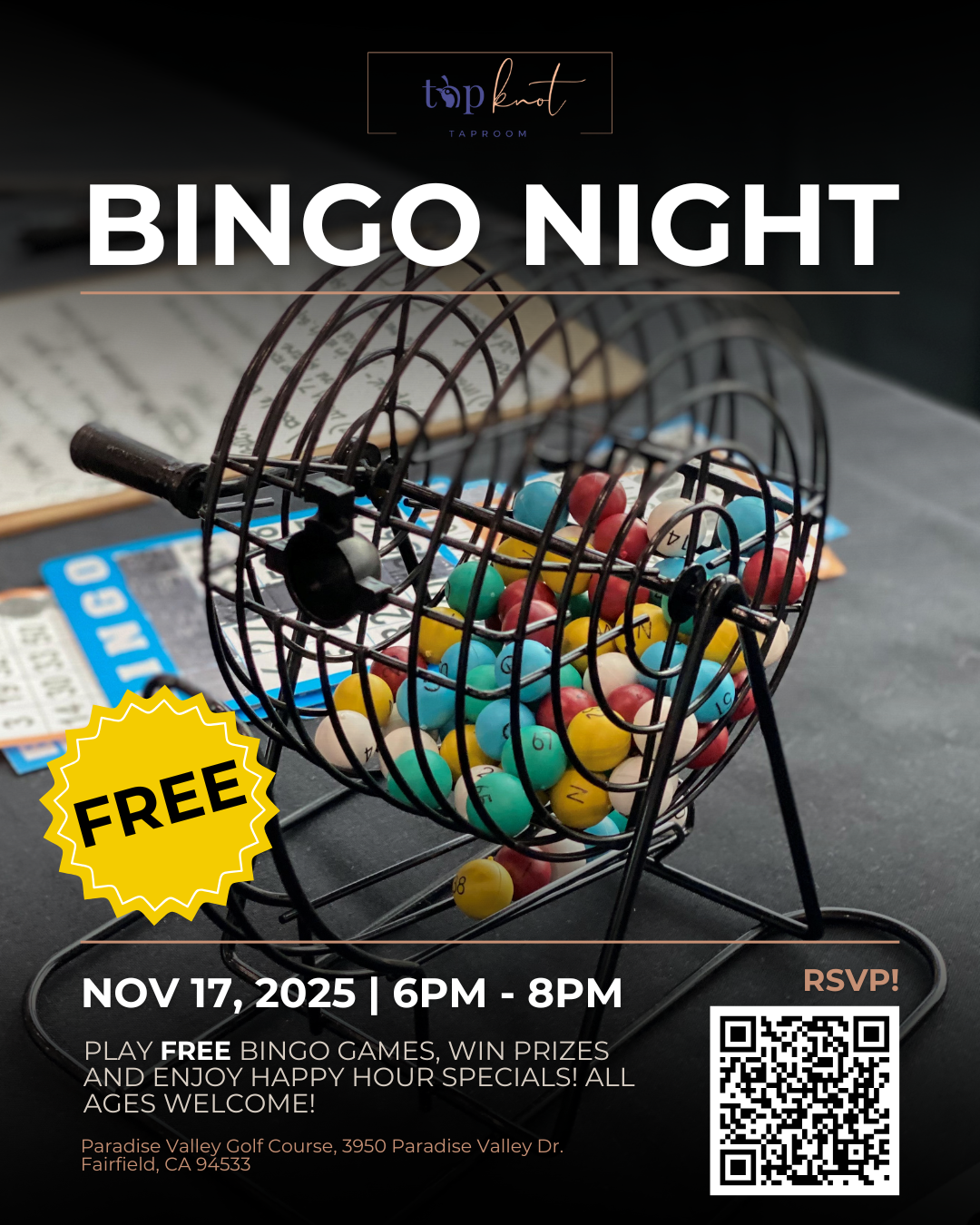 BINGO night nov IG